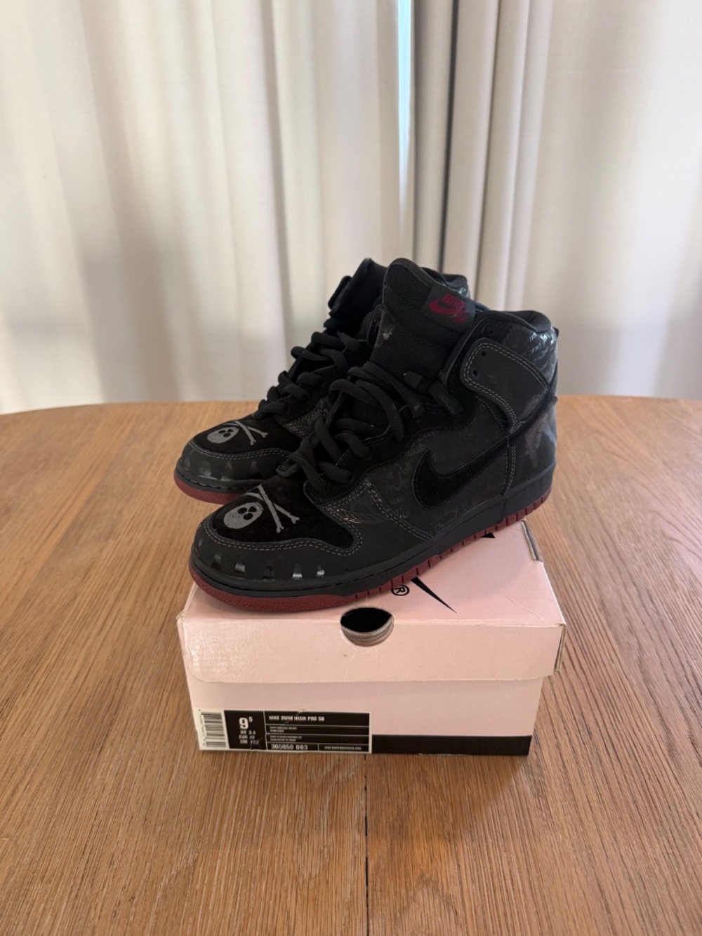 NIKE SB DUNK HIGH NEW SIZE 9.5 MELVINS DARK CHARCOAL BLACK 305050 003 - Picture 8 of 9